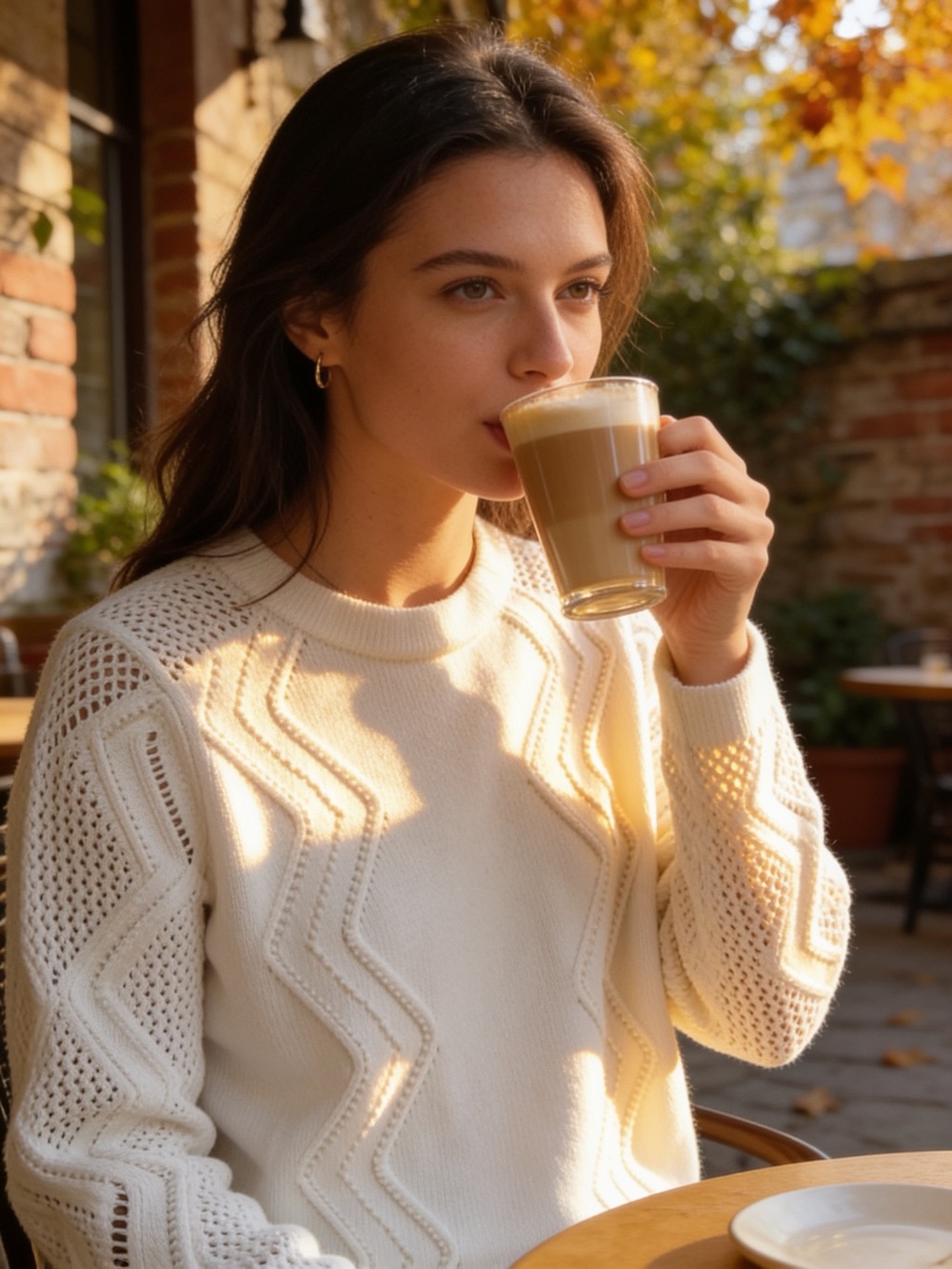 CARLISLE PERUVIAN PIMA COTTON CABLE KNIT ABSOLUTELY BEAUTIFUL